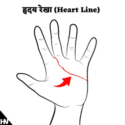 हृदय रेखा (Heart Line)